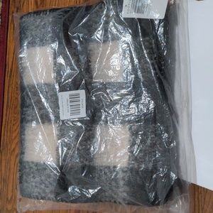 Torrid Black Checkerboard Blanket Scarf